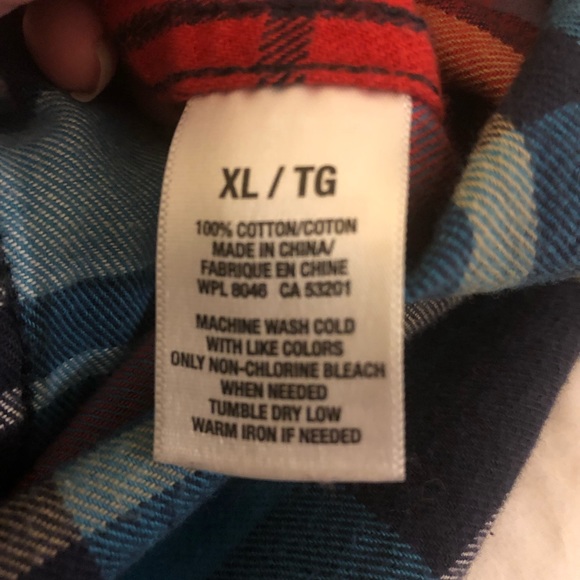 Aeropostale XL plaid men’s shirt long sleeve 100%cotton - Picture 3 of 9